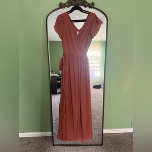 Revelry Terracotta Maxi Dress